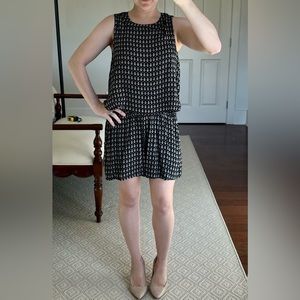 Lulu’s Black/White Romper w Pockets & Open Back Size S